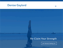 Tablet Screenshot of denisegaylord.com